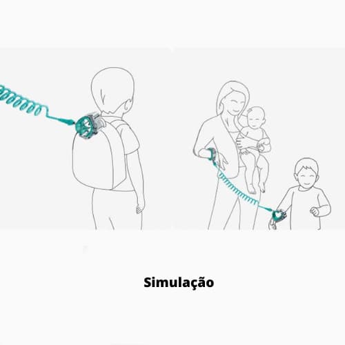 Cinto de Segurança Anti Perda para Crianças Linha Safe Kids