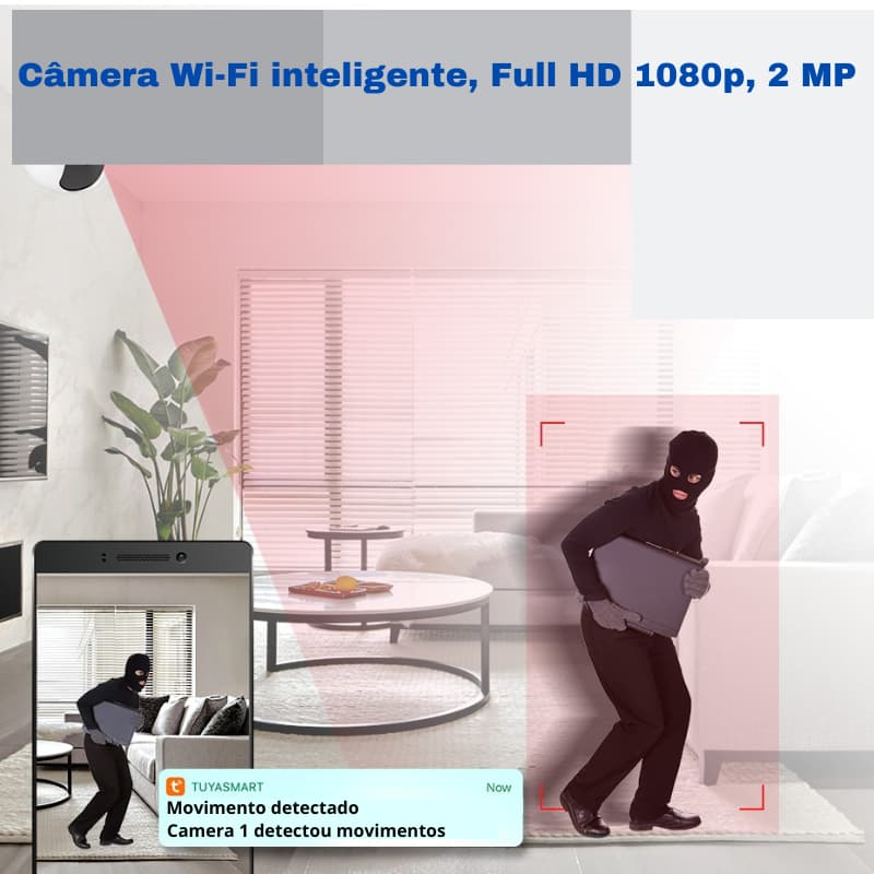 Mini Camera Ultra Inteligente - Linha Casa Tech