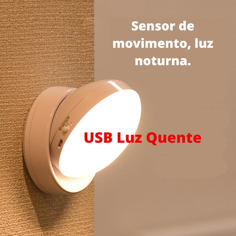 Luz Noturna LED com sensor Casa Tech