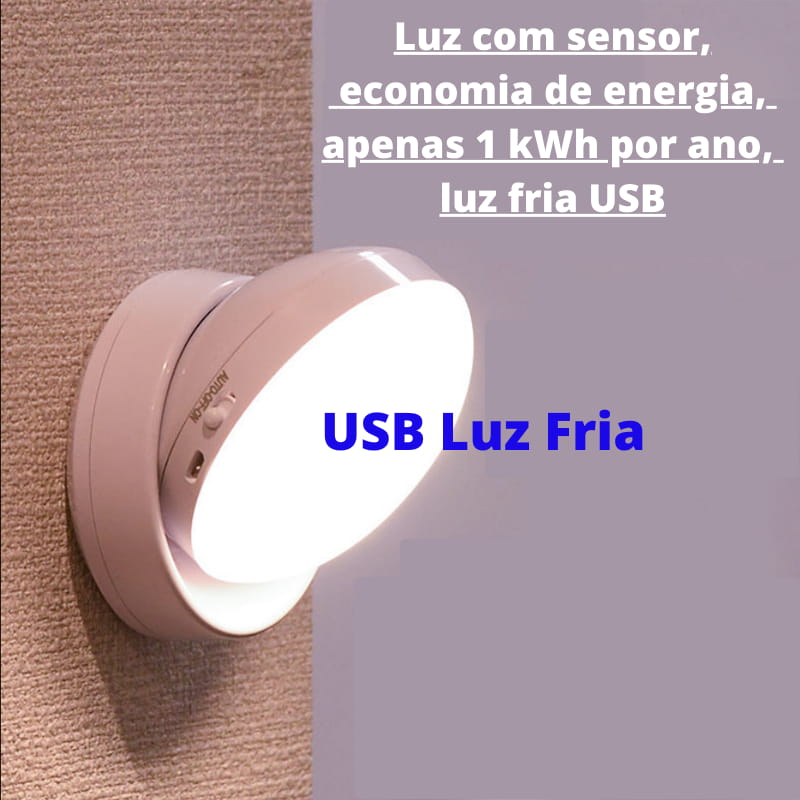 Luz Noturna LED com sensor Casa Tech