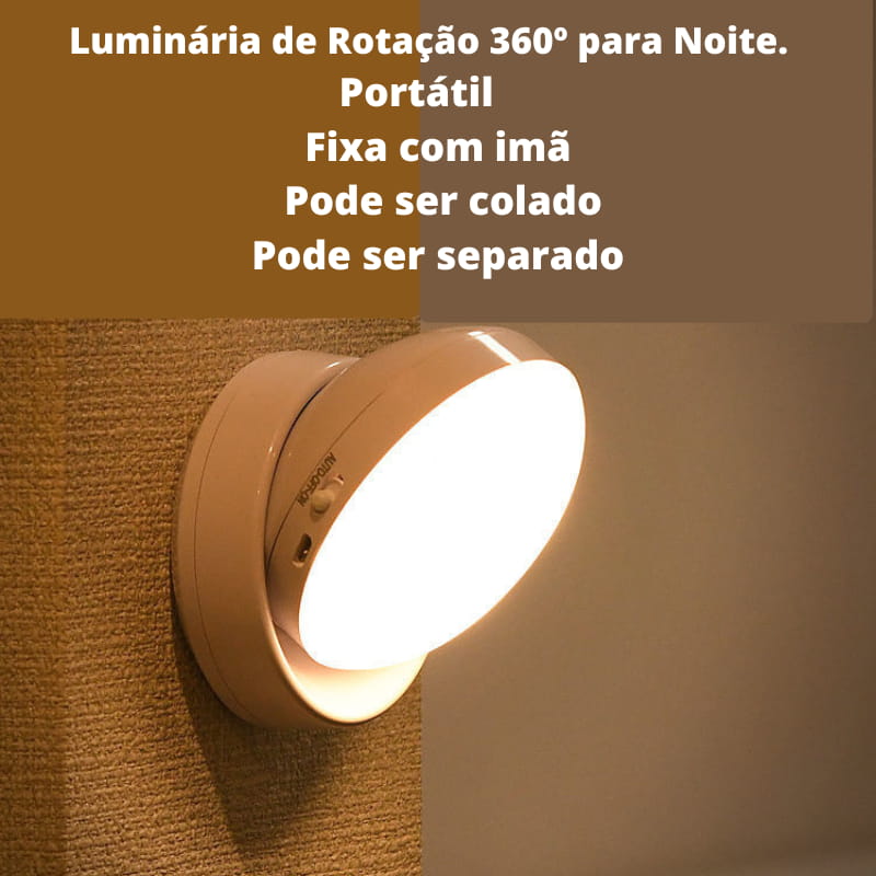 Luz Noturna LED com sensor Casa Tech